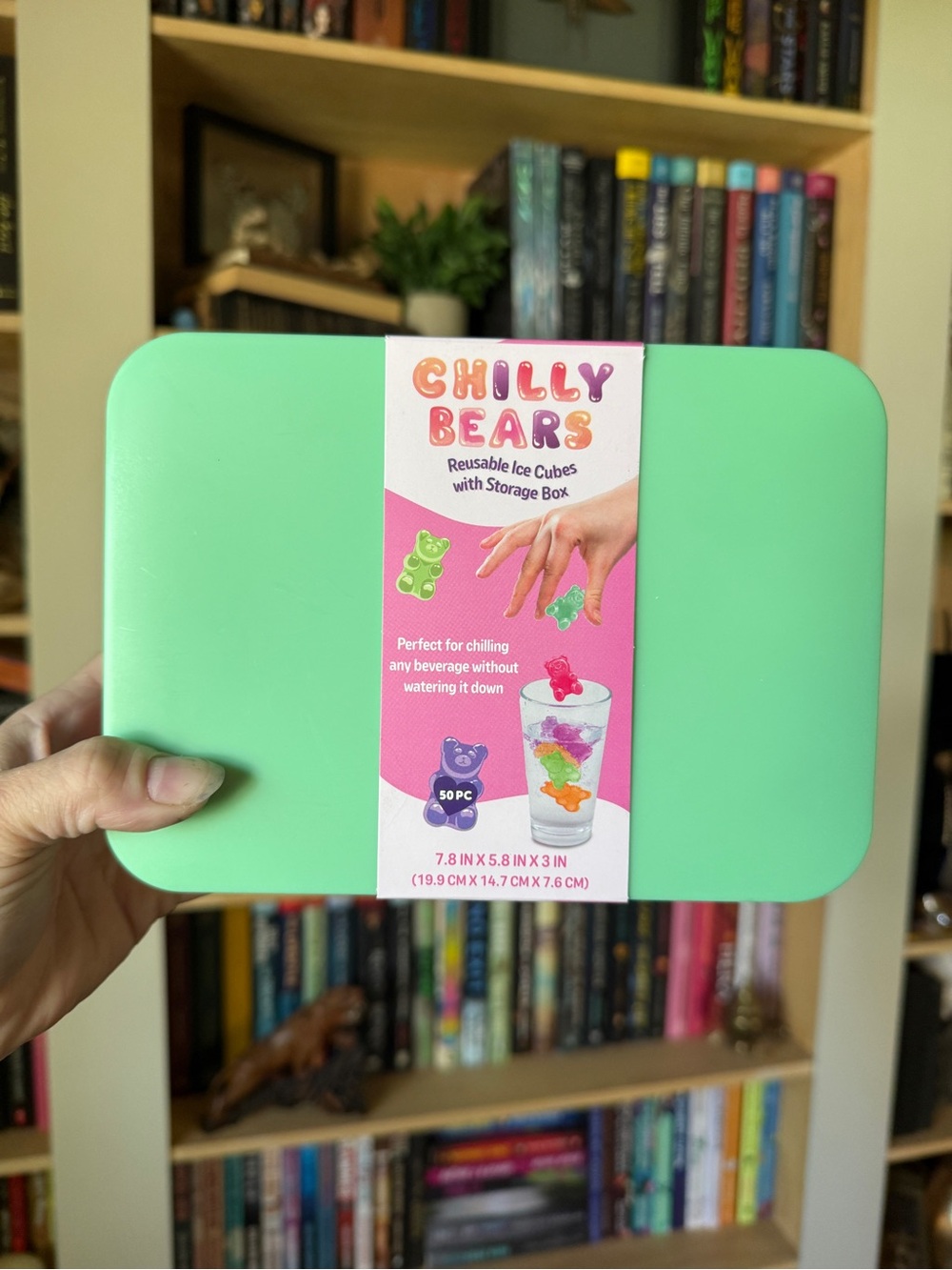 NWT chilly bears Reusable Ice Cubes Storage Box - Mint Lid - Picture 4 of 4